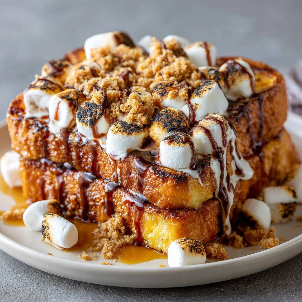 S’mores French Toast Delight: A Sweet Morning Indulgence!
