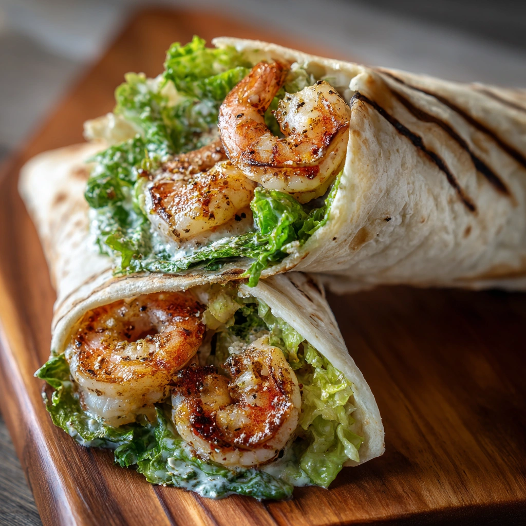 Grilled Shrimp Caesar Wraps: A Tasty Twist on a Classic!