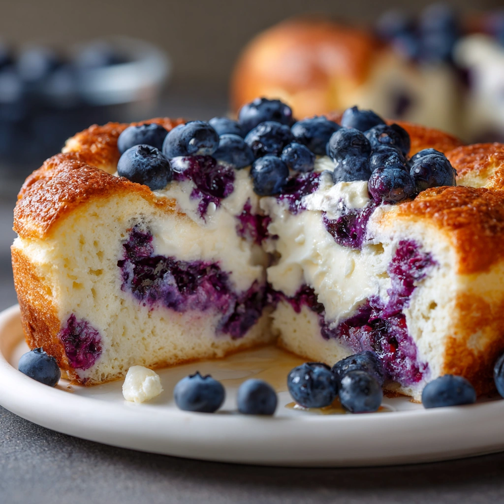 Cottage Cheese Blueberry Cloud Bread Delights Your Taste!