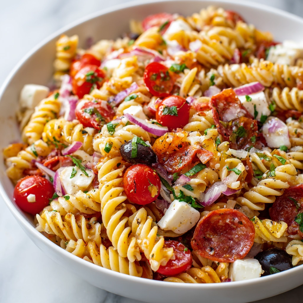 Delicious Pizza Pasta Salad Recipe to Wow Your Guests!