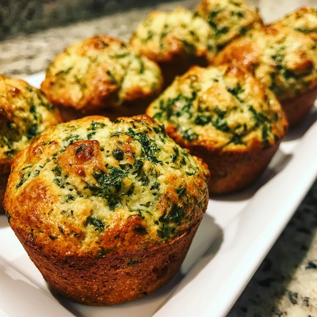 Banana Spinach Muffins