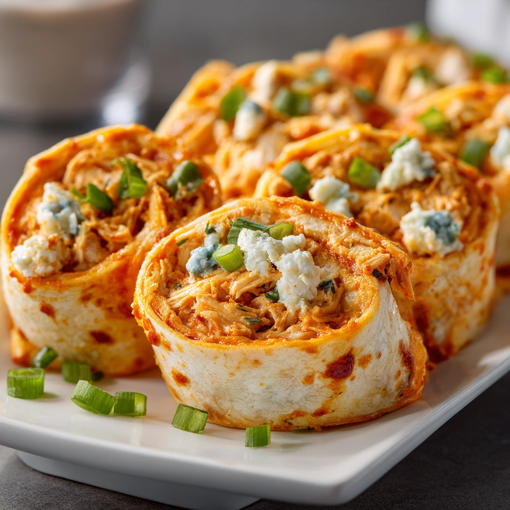 Easy Buffalo Chicken Pinwheels That You Can Make Today!