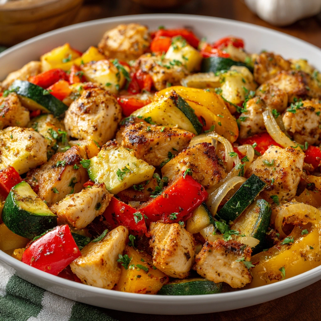 Loaded Chicken and Veggie Skillet: Discover Easy Recipes!