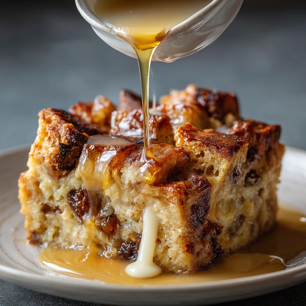 Bread Pudding with Whiskey Sauce