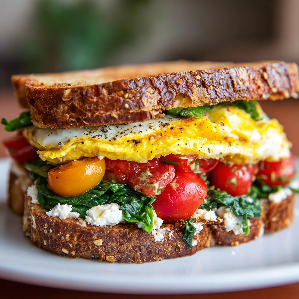 Mediterranean Breakfast Sandwich