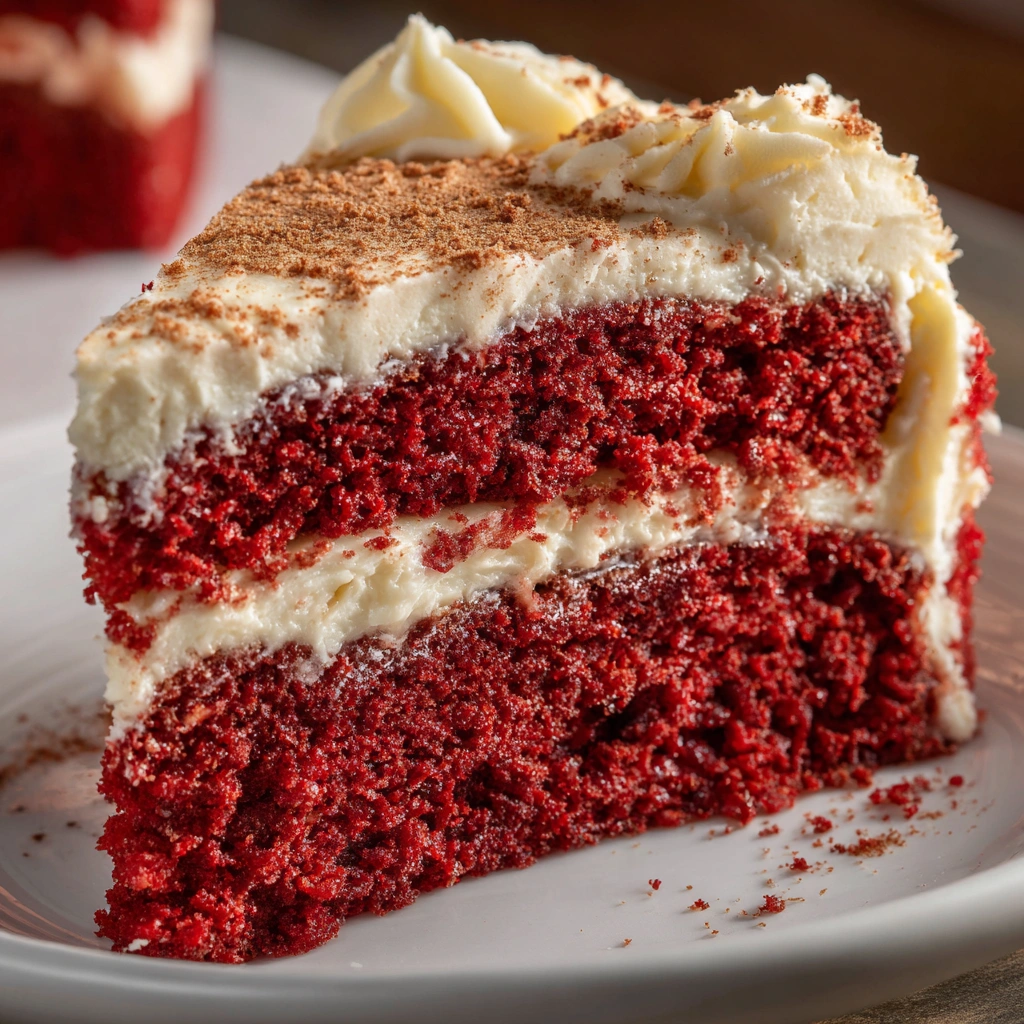 Red Velvet Honeybun Cake with Cinnamon Cream Cheese Icing will Delight Your Taste Buds!