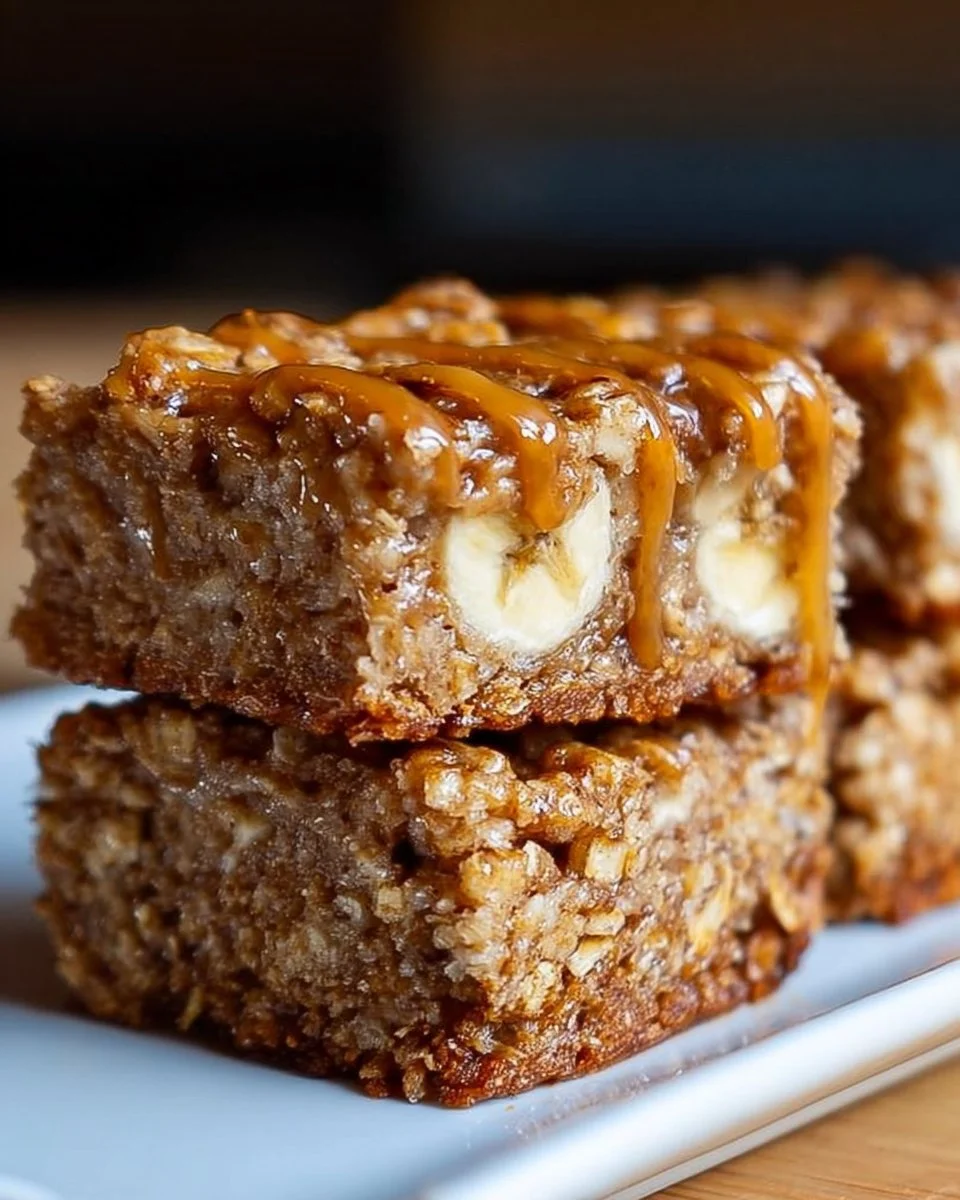 Banana Oatmeal Bars
