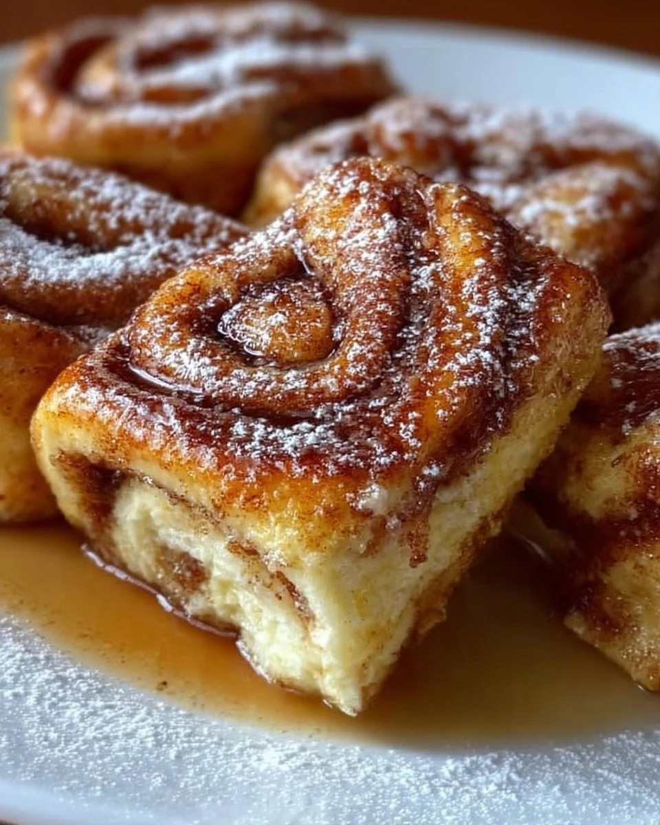 Cinnamon Roll French Toast Bake