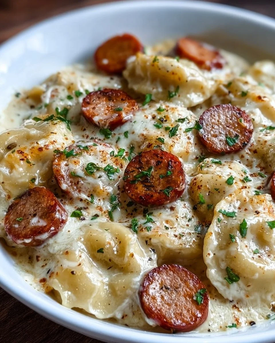 Classic Crockpot Pierogi Casserole with Kielbasa – loudasrecipes