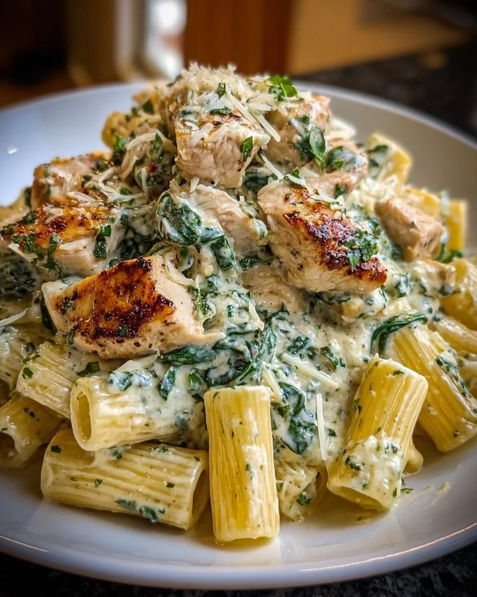 Creamy Pesto Chicken Pasta