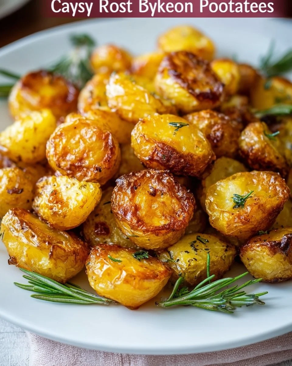Crispy Oven Roasted Baby Potatoes