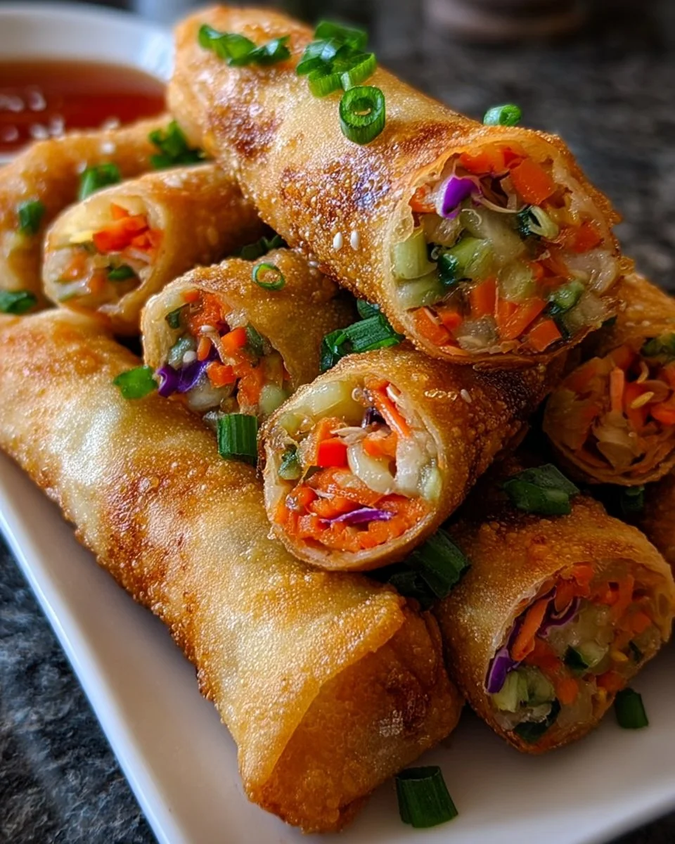 Crispy Thai Veggie Spring Rolls