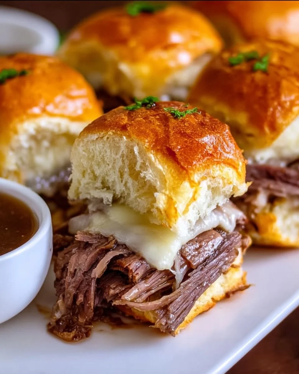 Easy French Dip Sliders