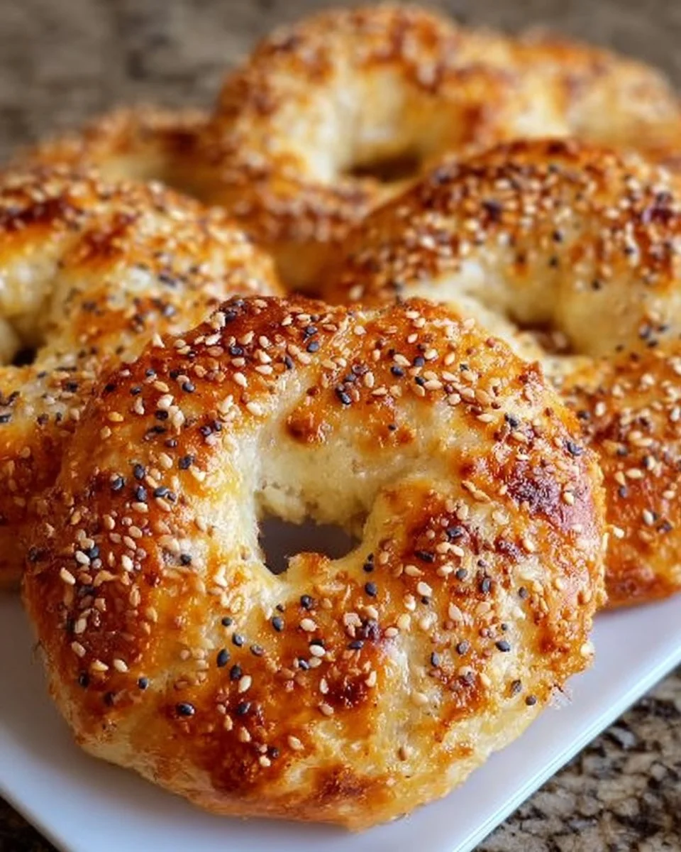 Greek Yogurt Bagels