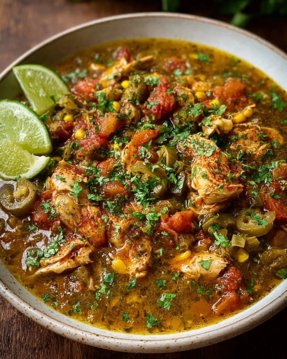 Green Chile Chicken Stew Recipe