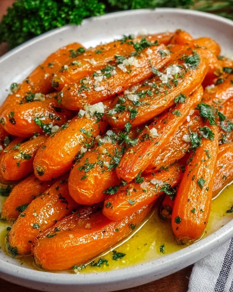 Honey Garlic Butter Roasted Carrots Recipe Perfect for Holidays