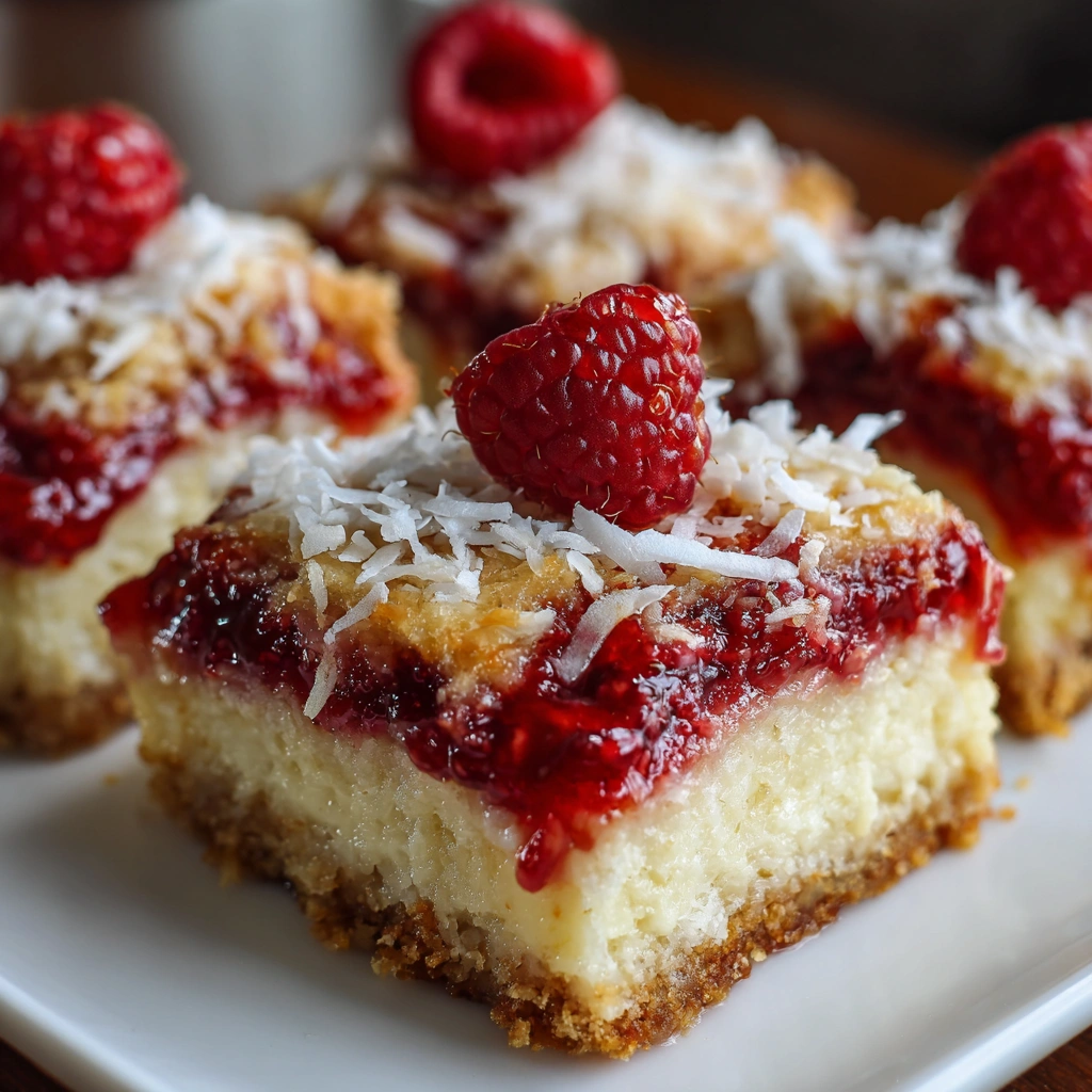 Raspberry Coconut Bars with Almond Crust: A Delightful Treat!