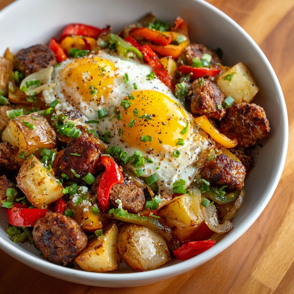 Sausage and Potato Breakfast Bowls for a Hearty Start!