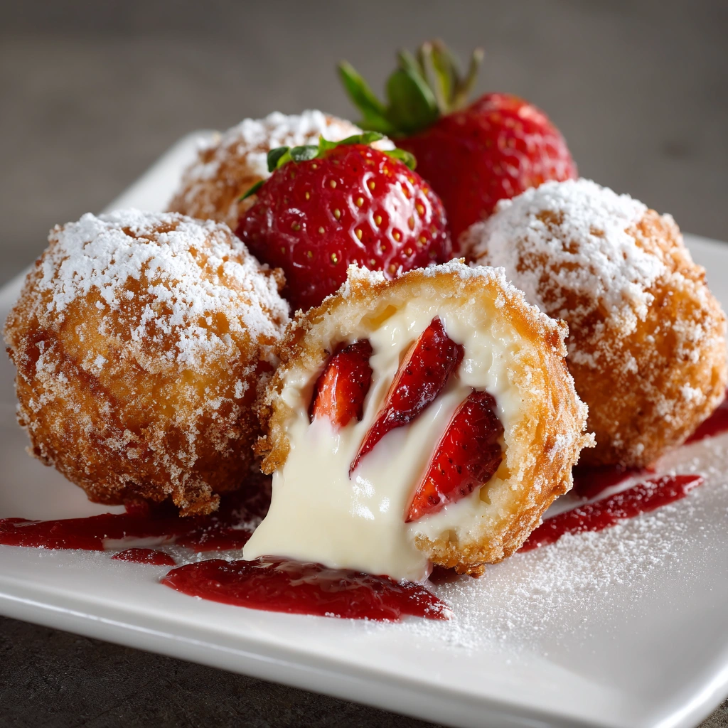 Deep-Fried Strawberry Cheesecake Pies That Delight!