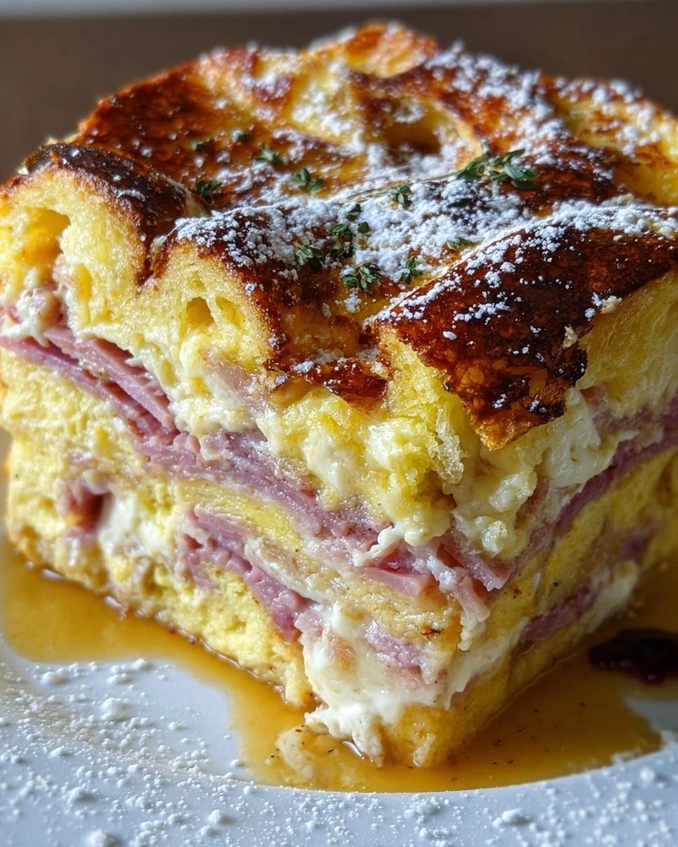 Monte Cristo Breakfast Casserole