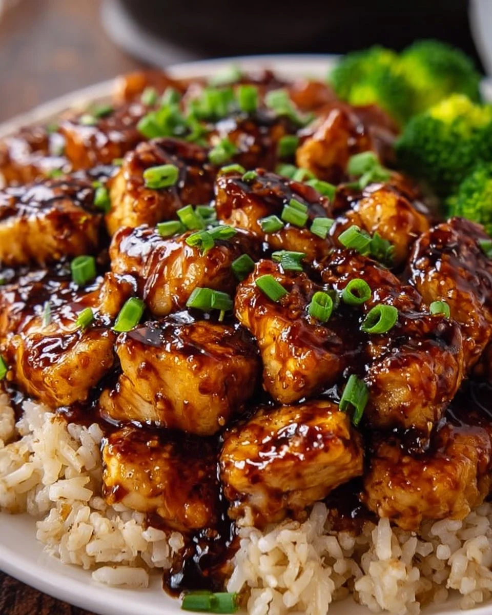 One-Pan Honey BBQ Chicken and Rice