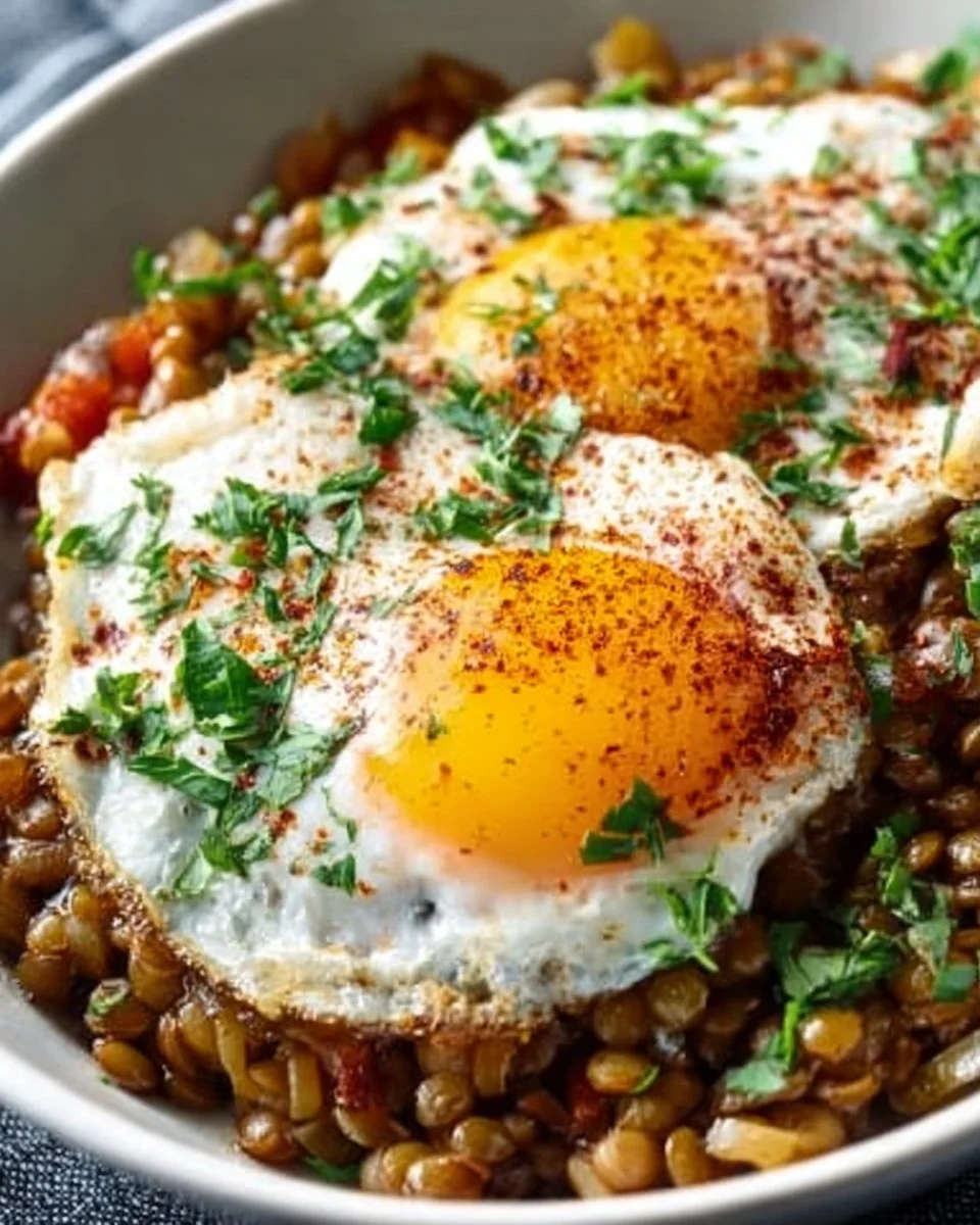 Savory Lentil Breakfast Bowl