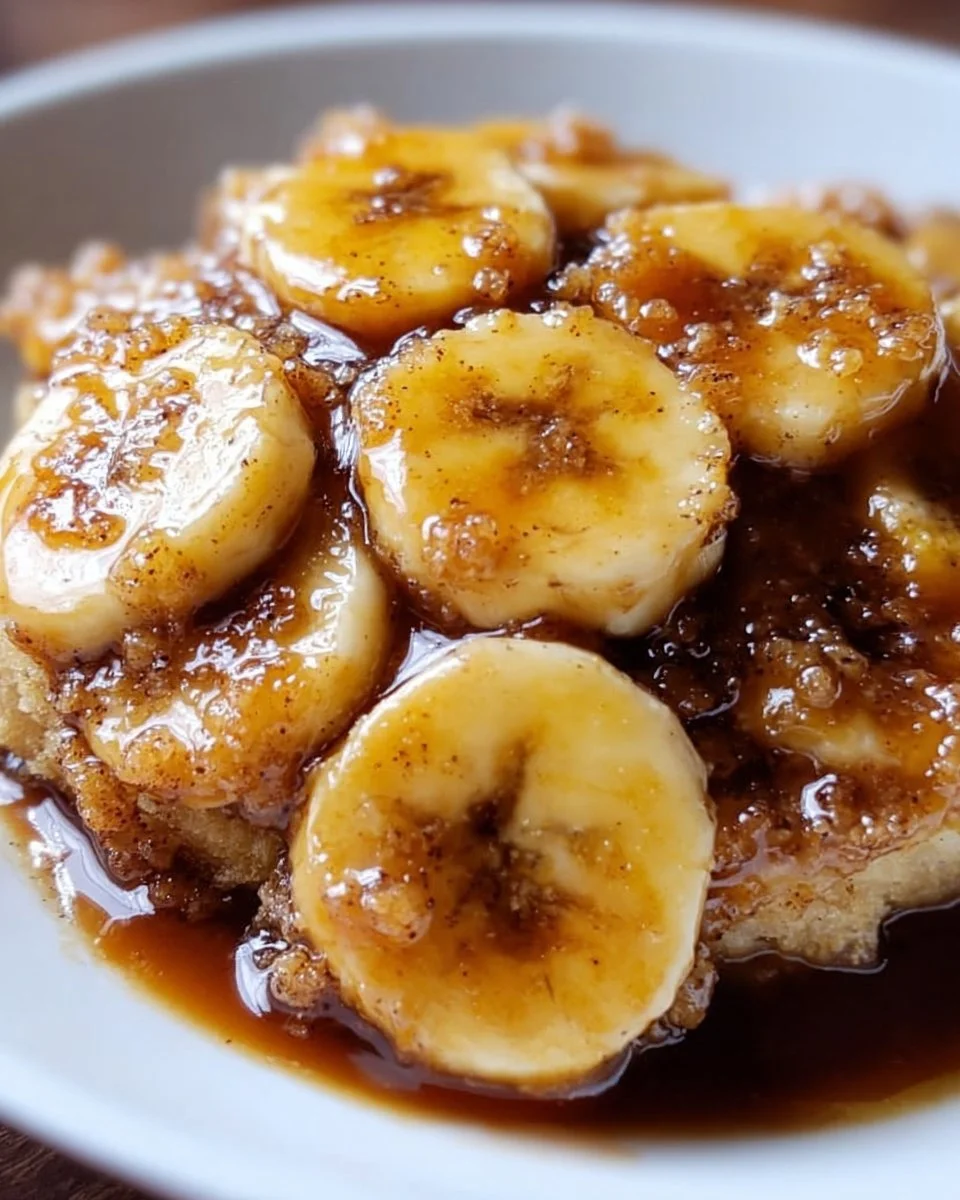 Bananas Foster Cobbler