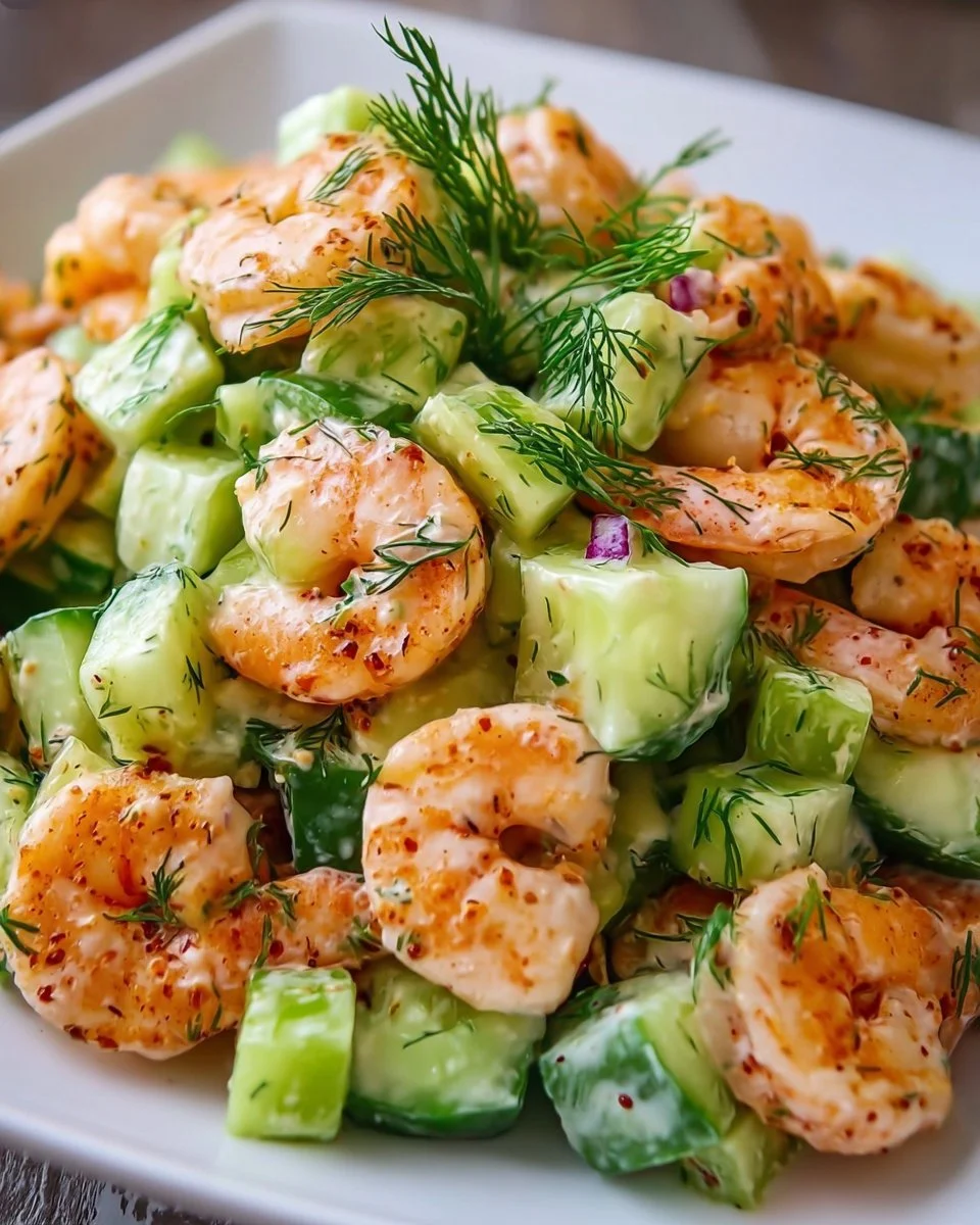 Cucumber Shrimp Salad