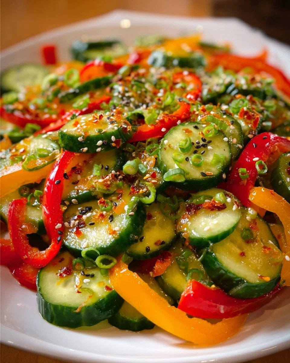 Cucumber Sweet Pepper Salad