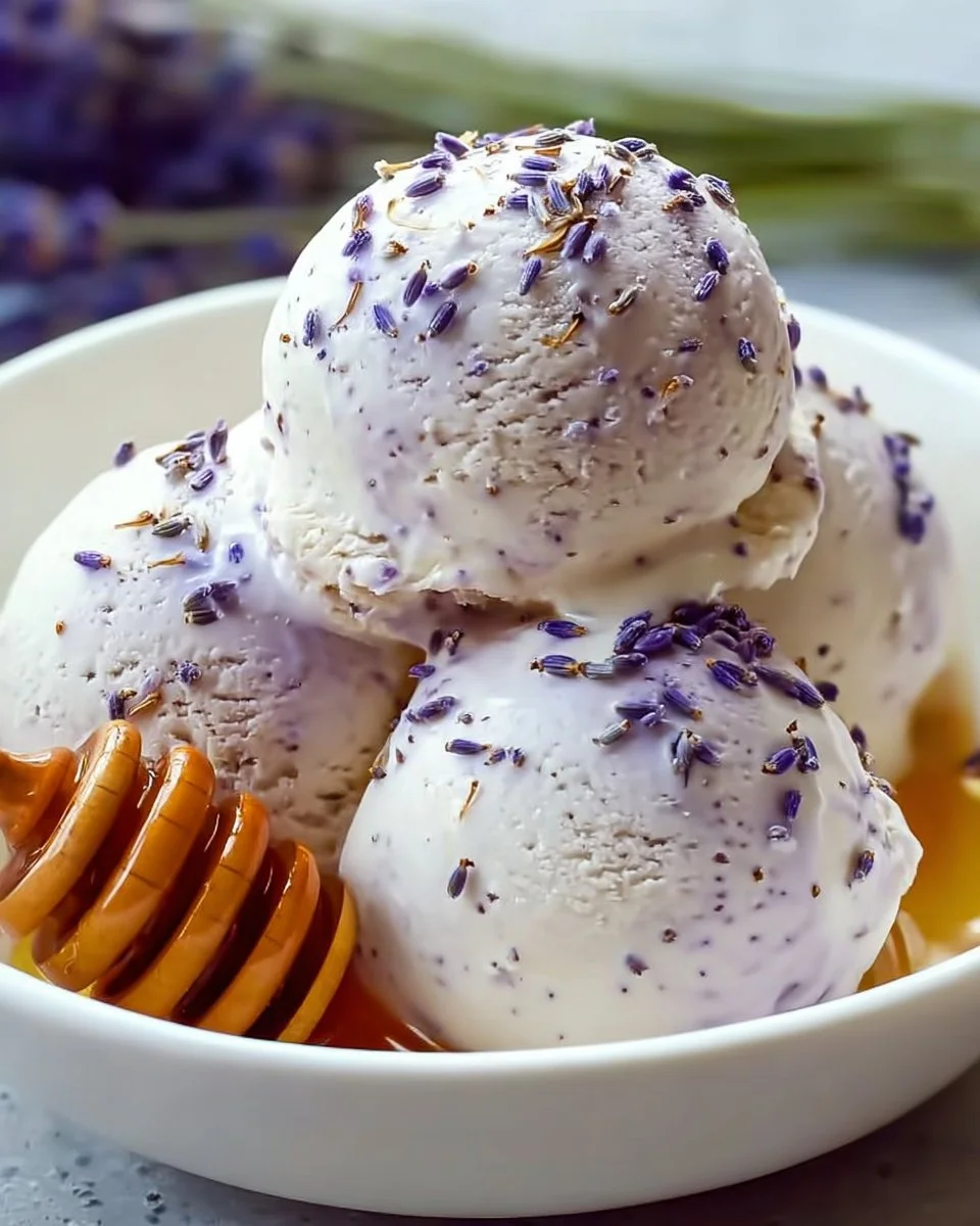 Honey Lavender Ice Cream