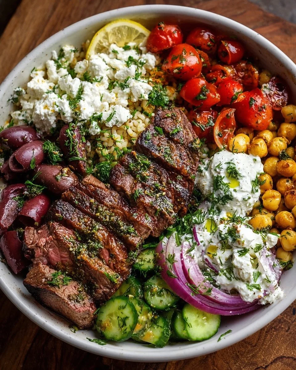 Mediterranean Steak Bowl