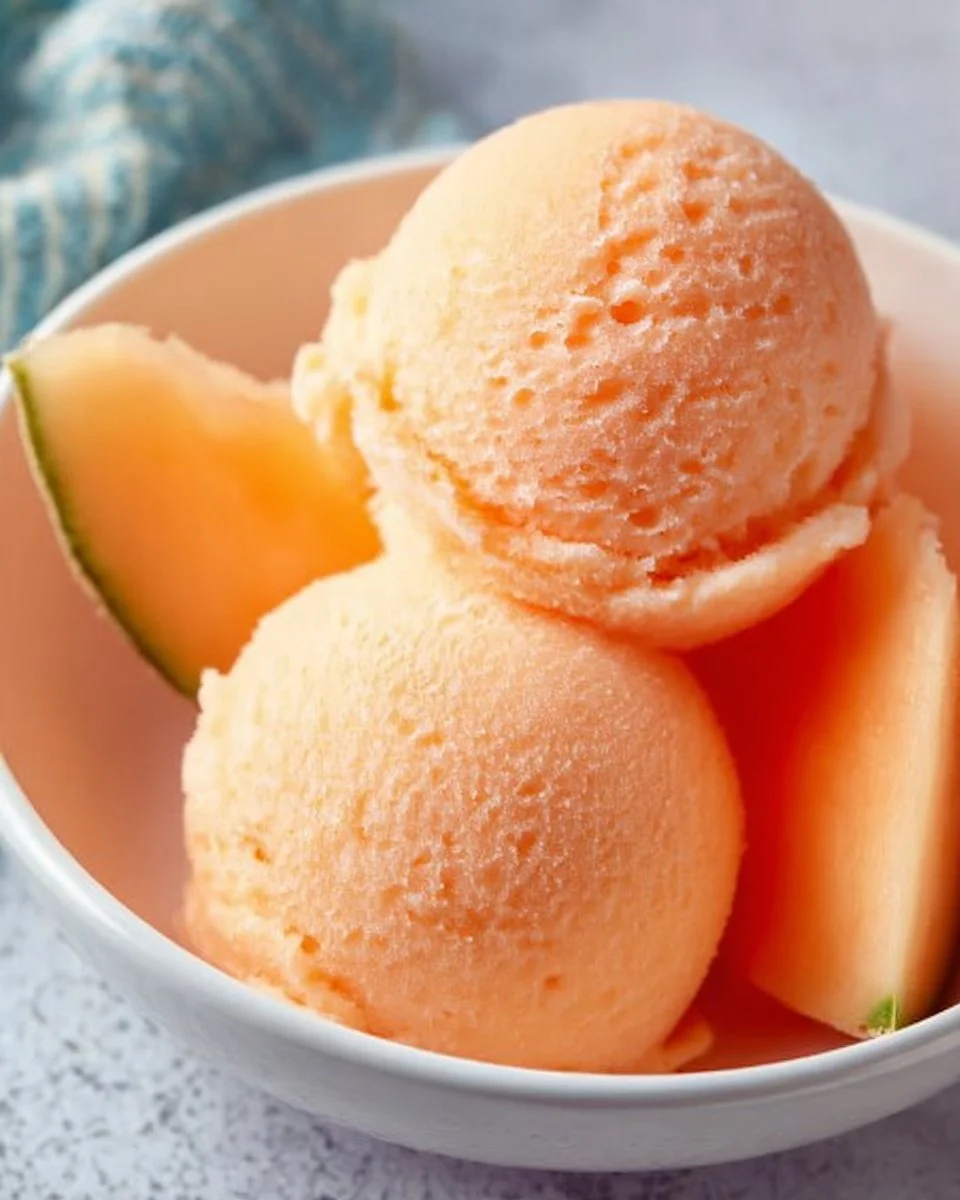 Ninja Creami Cantaloupe Sorbet