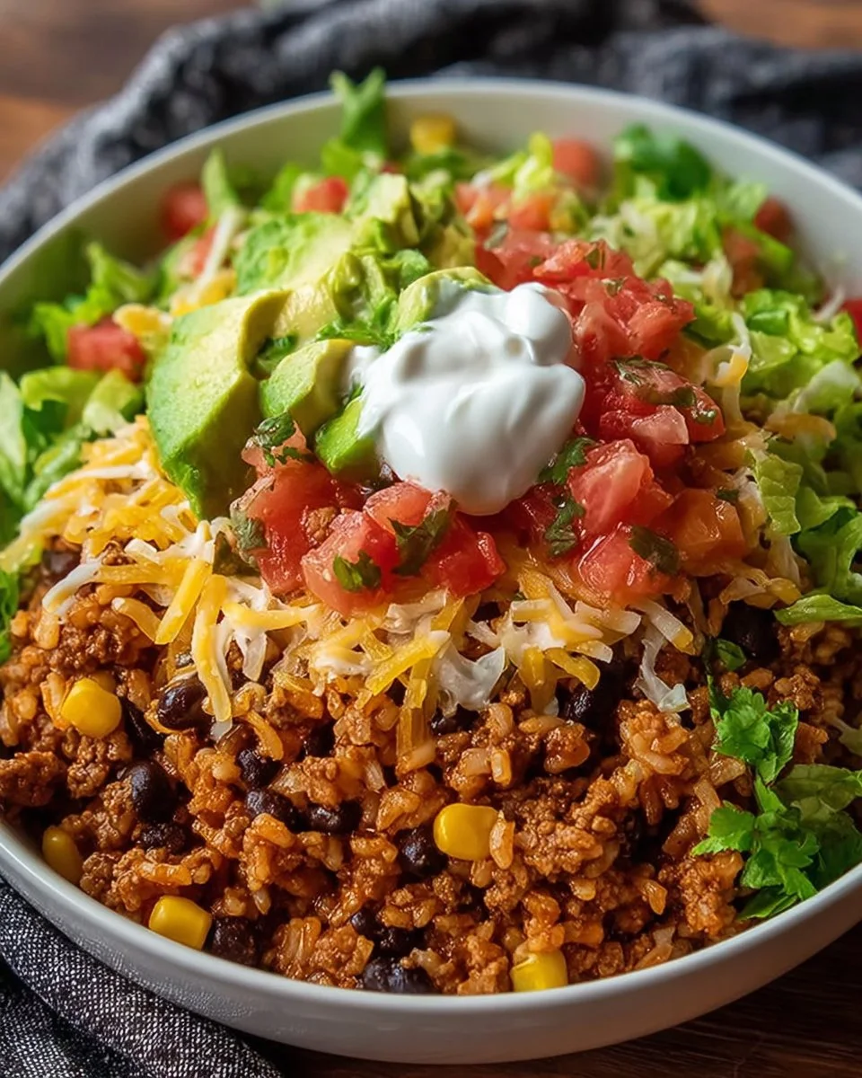 Taco Rice Bowl