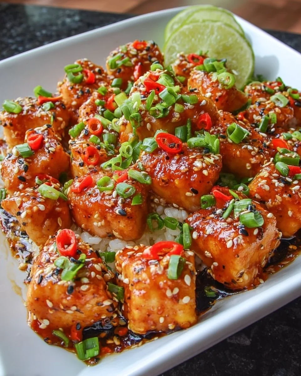 Bang Bang Salmon Bites