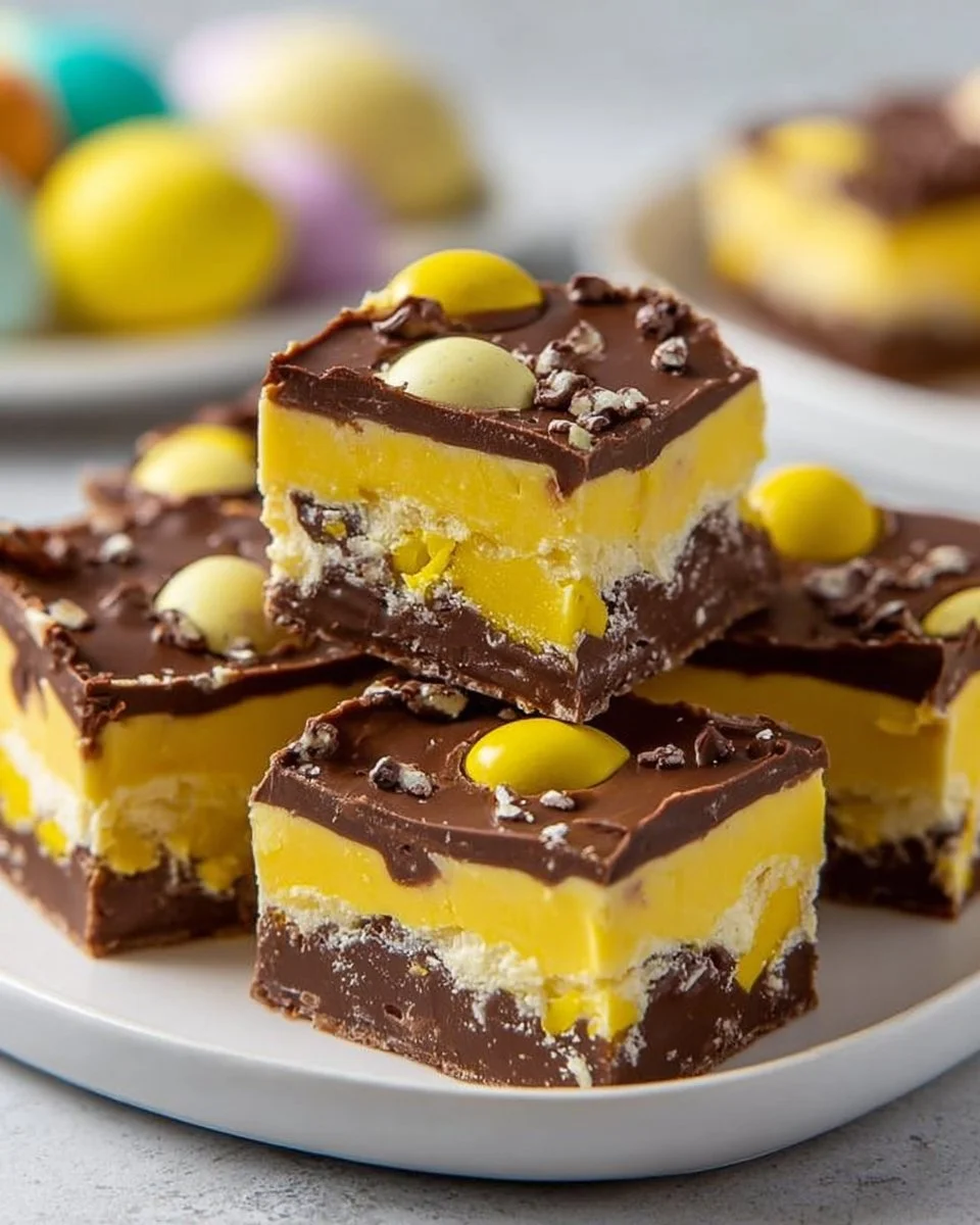 Cadbury Egg Fudge