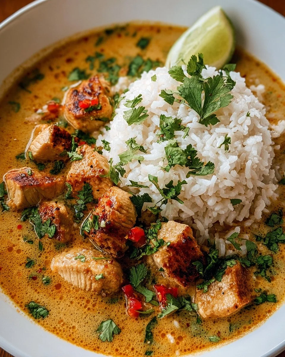 Coconut Chicken Brothy Rice