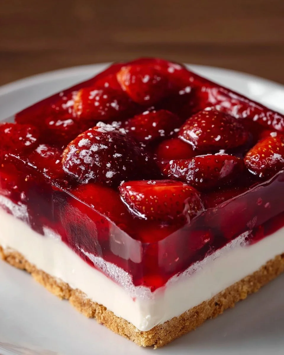 Creamy Lasagna Berry Jello