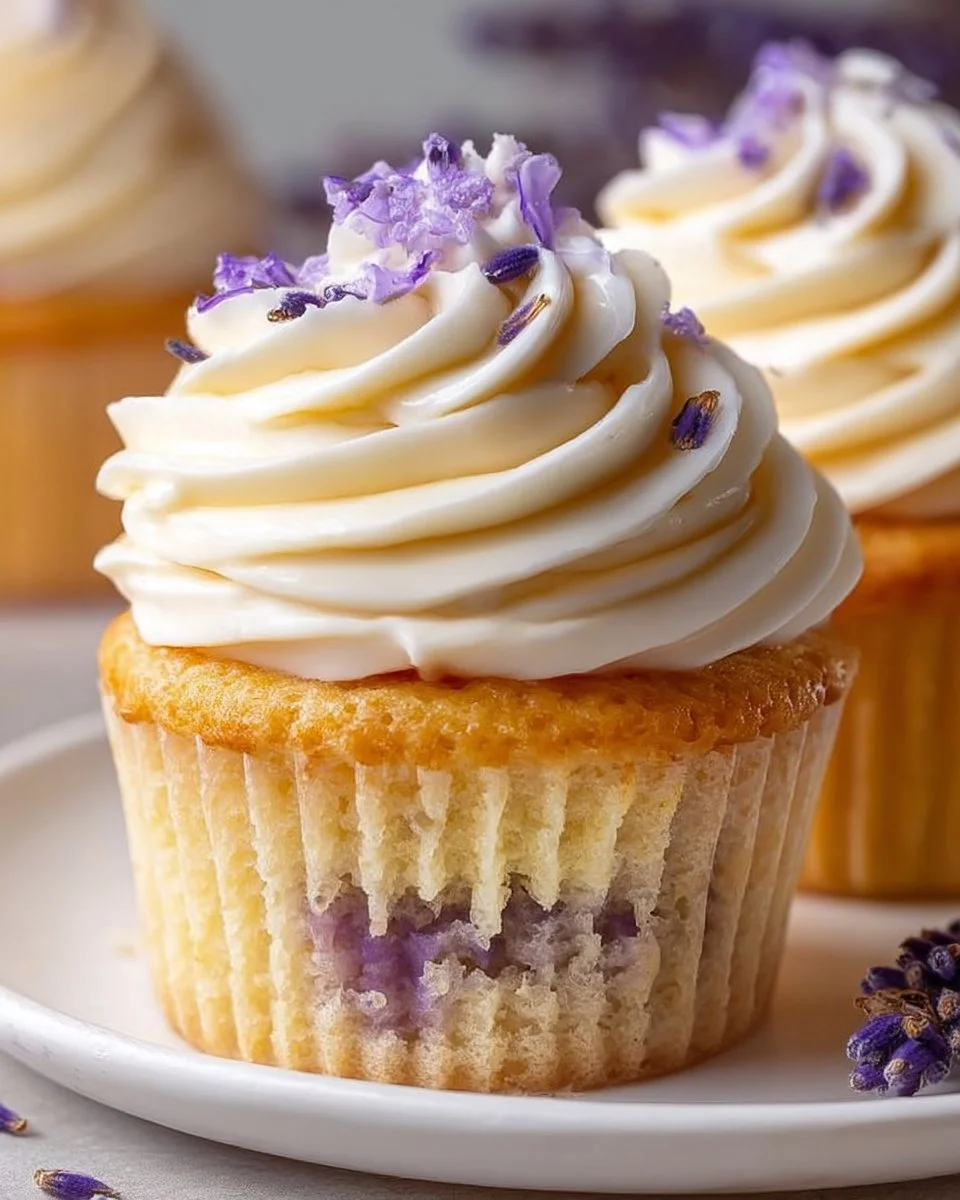 Lavender Honey Cupcakes
