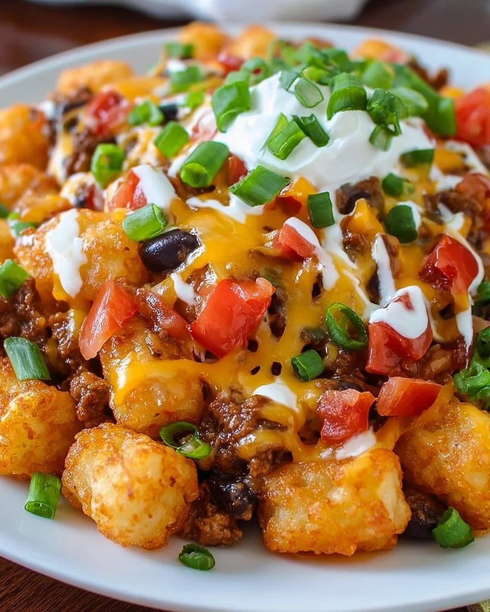 Mexican Tater Tot Casserole