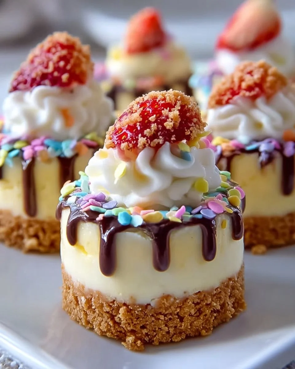 No-Bake Mini Cheesecakes