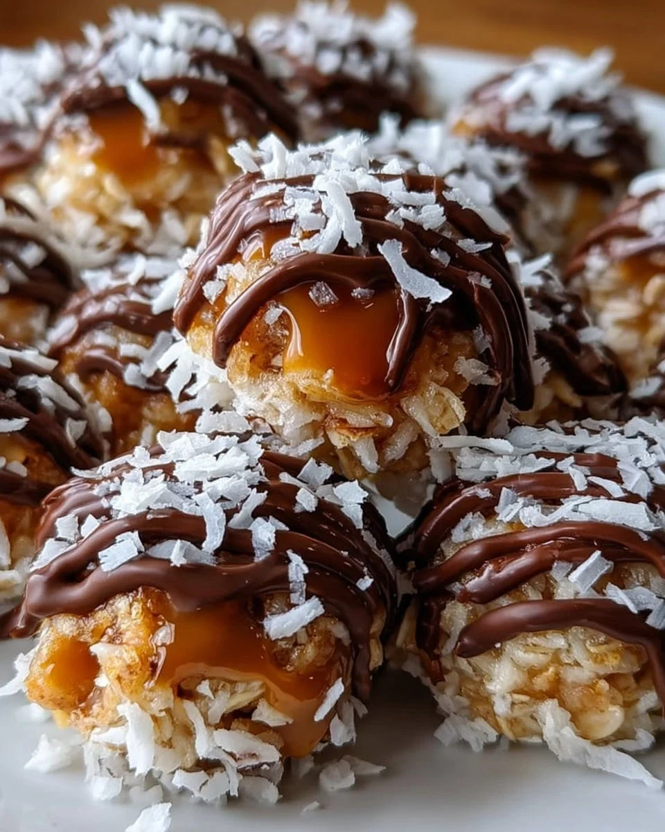 No-Bake Samoa Cookie Bites