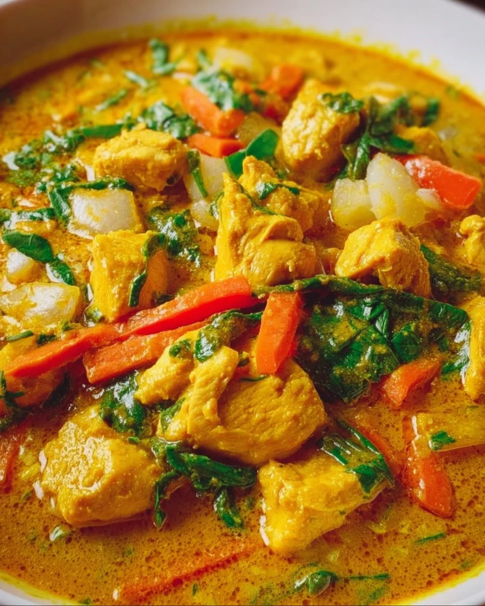 Thai Chicken Yellow Curry with Coconut Milk