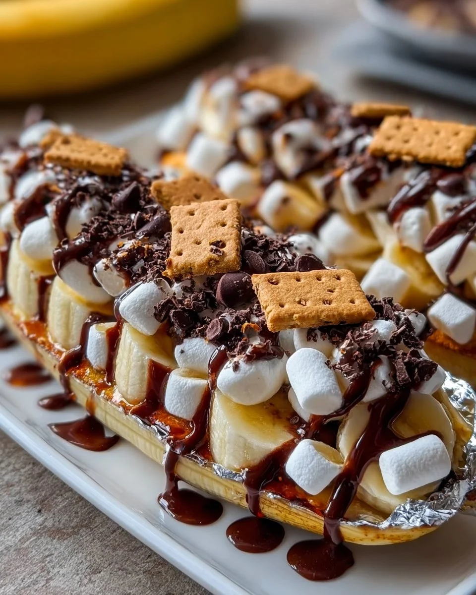 Banana Boat Dessert