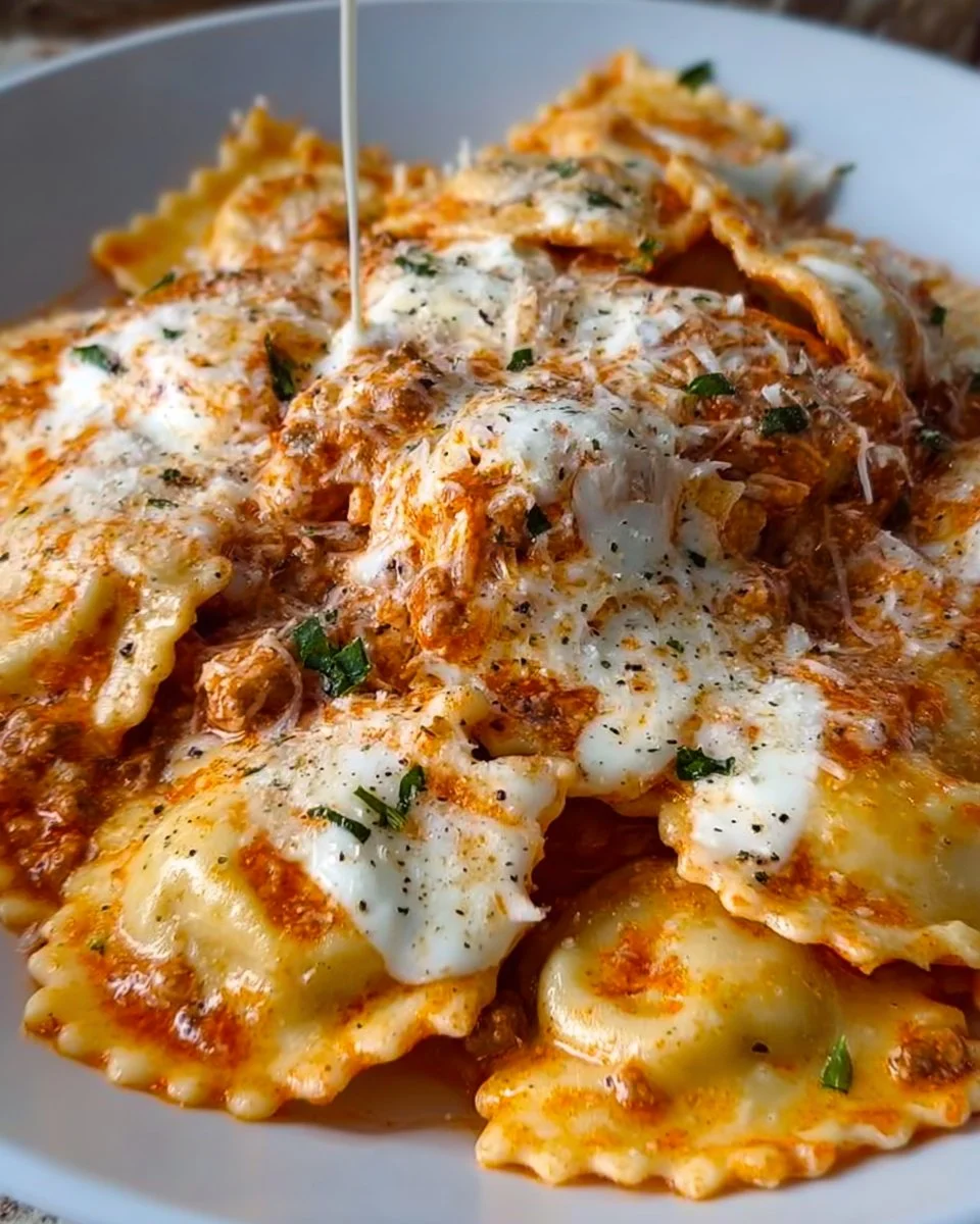 Crockpot Million Dollar Ravioli
