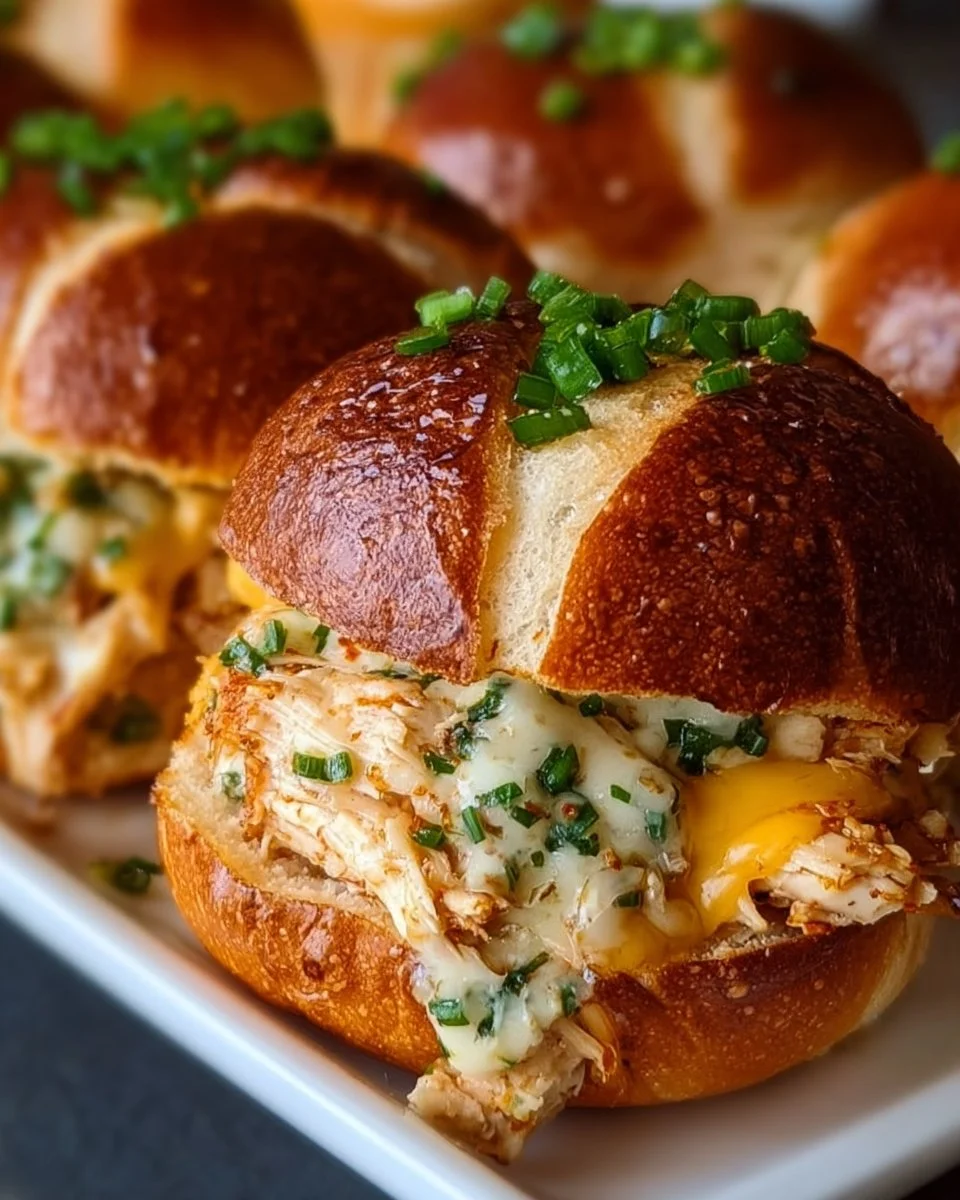 Jalapeño Ranch Chicken Sliders