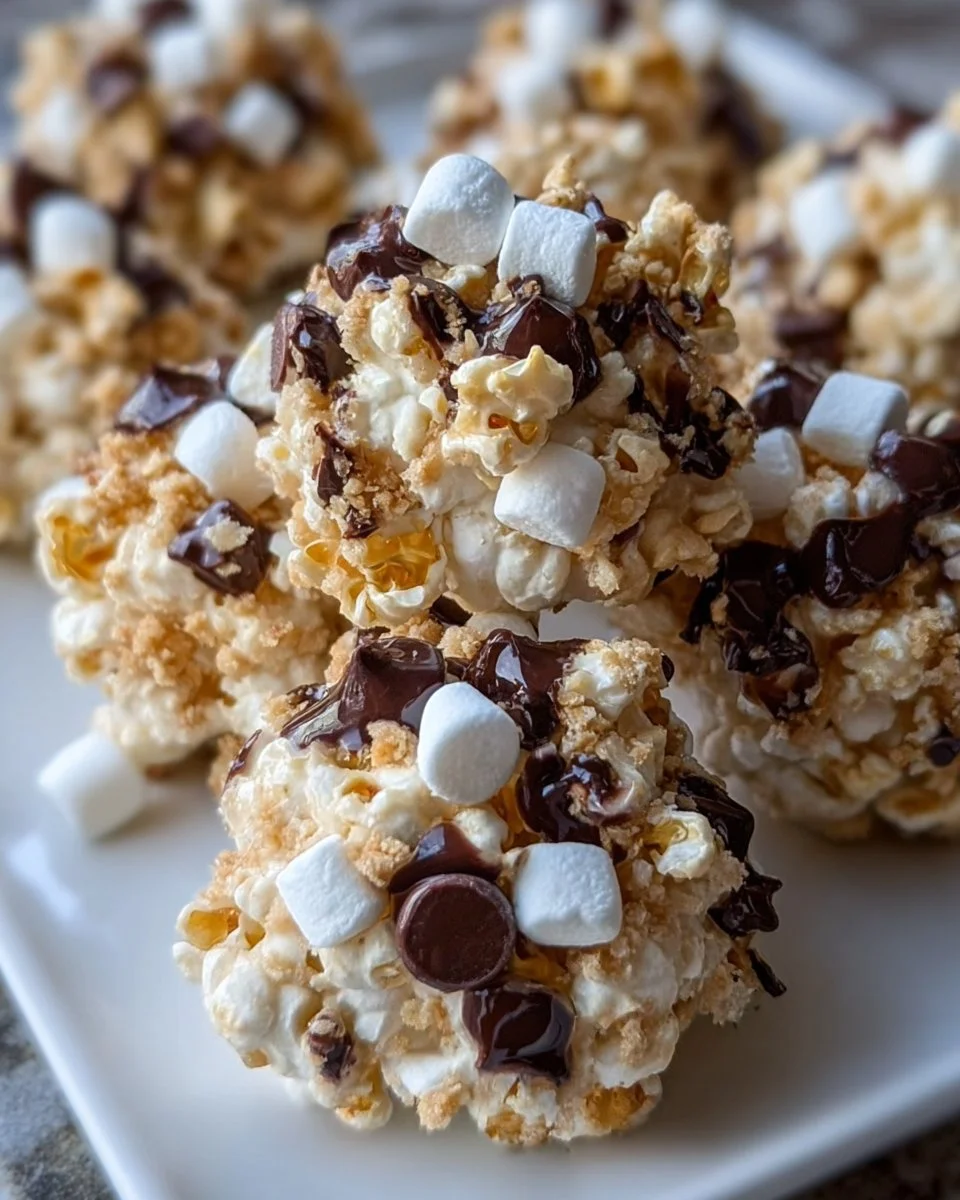S’mores Popcorn Balls