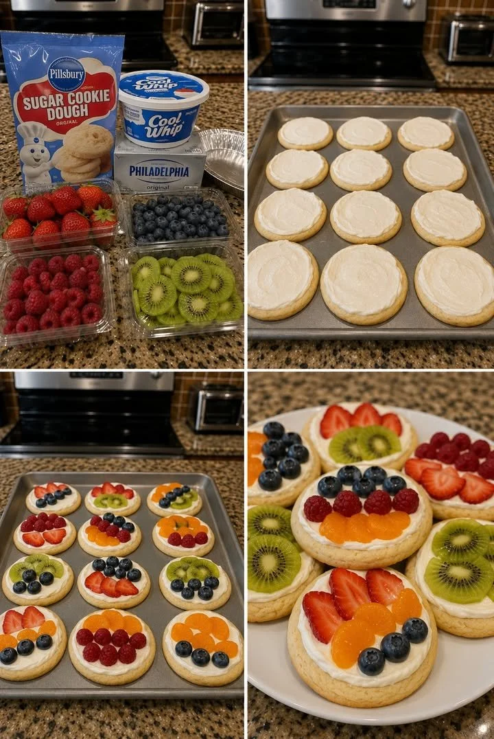 Fruit Pizza Cookies