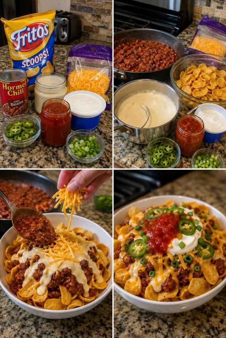 Loaded Fritos Chili Cheese Bowls