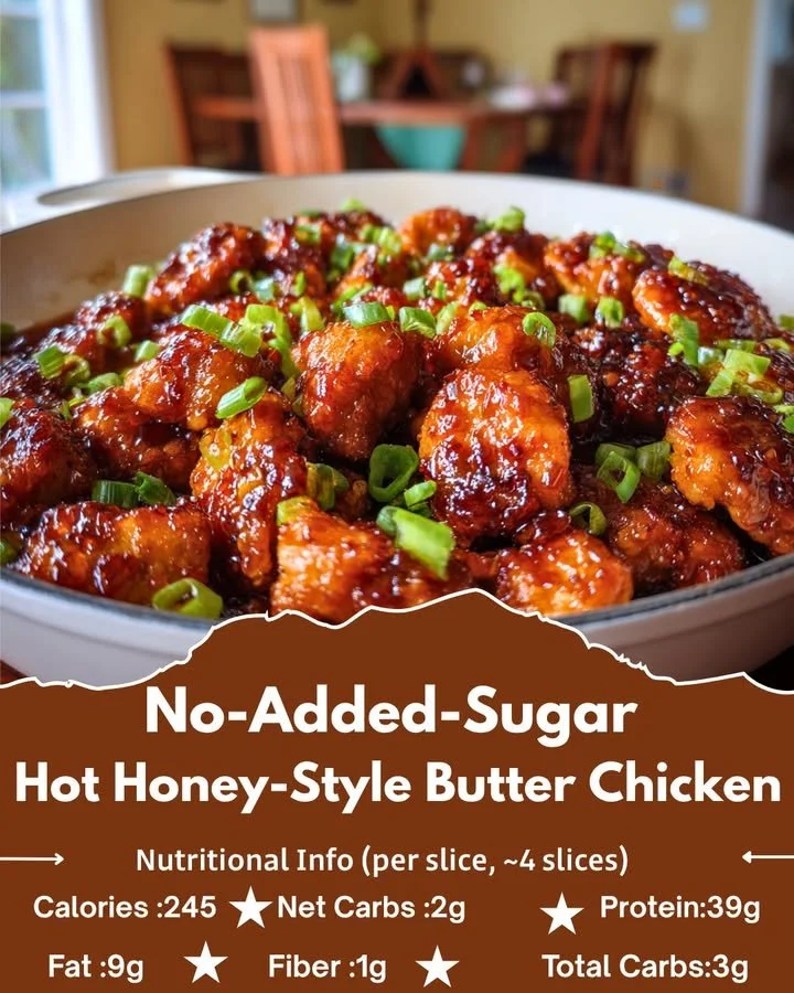 No-Added-Sugar Hot Honey-Style Butter Chicken