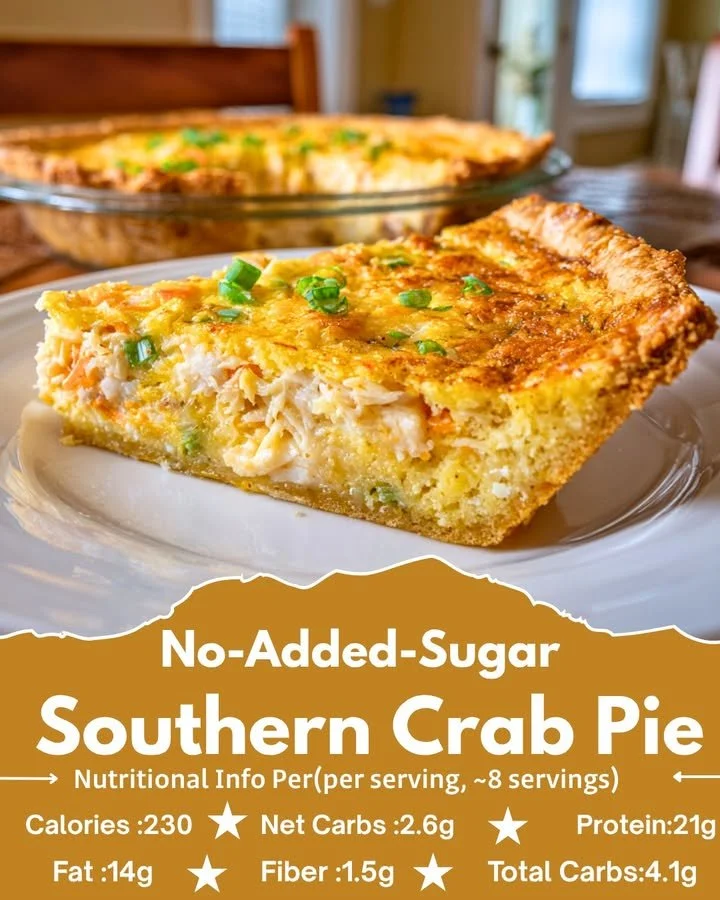 No-Added-Sugar Southern Crab Pie